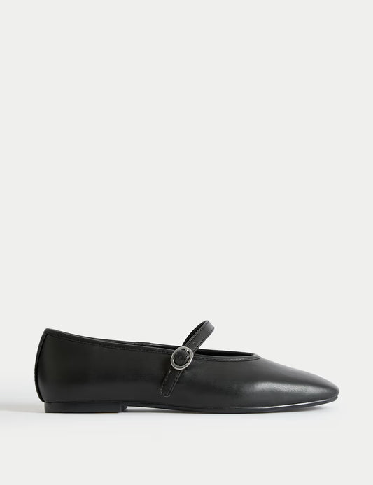 Strappy Flat Ballet Pumps
